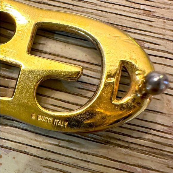 Vintage GUCCI Logo Belt size 75 or 24/0 XS - Picture 12 of 16